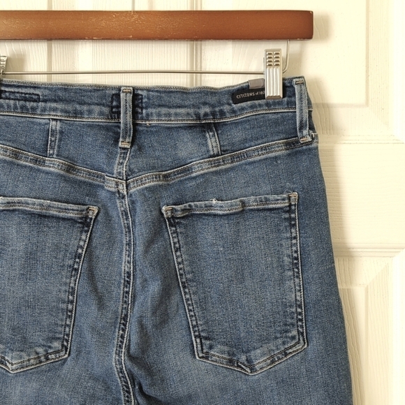 Citizens Of Humanity Chrissy Classic Medium Wash High Rise Skinny Jeans Blue 30 - Picture 14 of 16